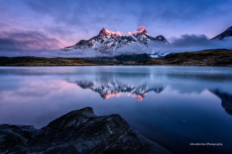 no people, cloud - sky, morning, Chile, mountain, 1080P, sky, lake, nature, rock - object, Patagonia, national Park Torres del Paine, water, mountain range