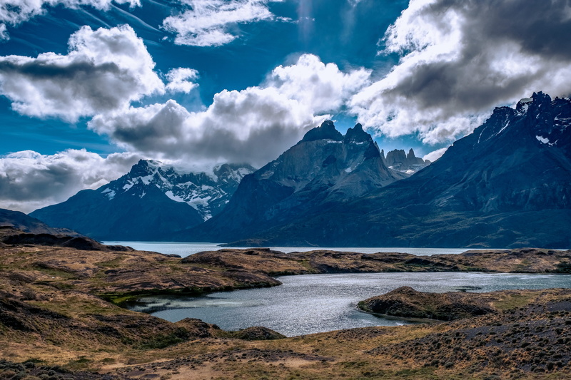 beauty in nature, nature, no people, weather, glacier, tranquility, environment, mountain peak, body, chile, near, peak, water, non-urban scene, land, tranquil scene