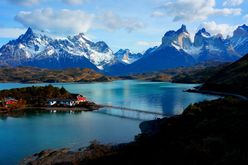 tranquil scene, snow, cold temperature, water, cloud - sky, sky, 4K, winter, tranquility, no people, lake, mountain, outdoors, chile, non-urban scene
