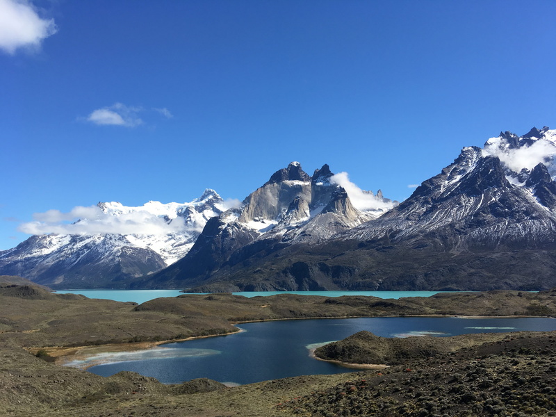 mountain peak, day, mountains, beauty in nature, torres, tranquil scene, 4K, lake, cold temperature, torres del paine, tranquility, mountain, paine, snowcapped mountain