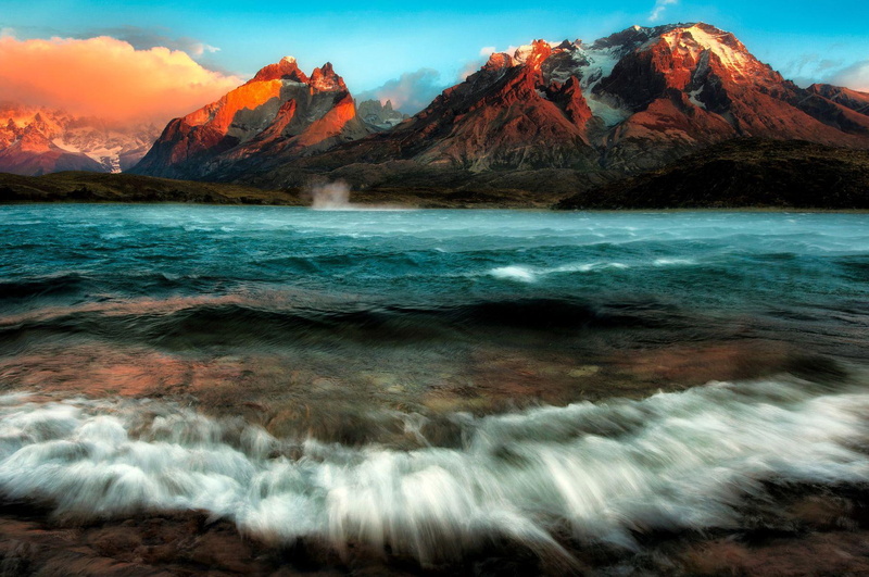 nture, mountain, 720P, pehoe, lake