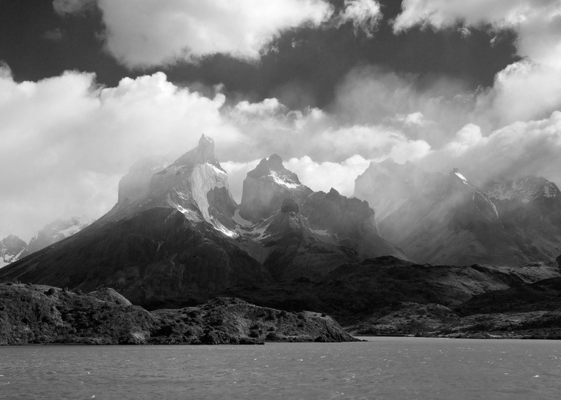 power in nature, waterfront, horns, mountain, cold temperature, y-150, beauty in nature, mountain range, cloud - sky, los cuernos, estancia pudeto, 4K