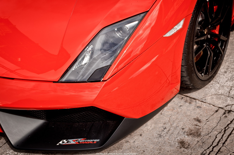 mode of transportation, black color, vibrant color, car, motor vehicle, Lamborghini Gallardo LP570-4 Super Trofeo Stradale, no people, Lamborghini Gallardo