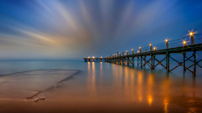 cloud - sky, nature, long exposure, tranquil scene, outdoors, hd, bridge, blackout, reflection, sky, resolution, 2K, connection, horizon over water, venice
