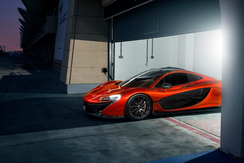 Front, Track, Race, Nigth, Orange, 1080P, McLaren, Beauty, Ligth, Supercar