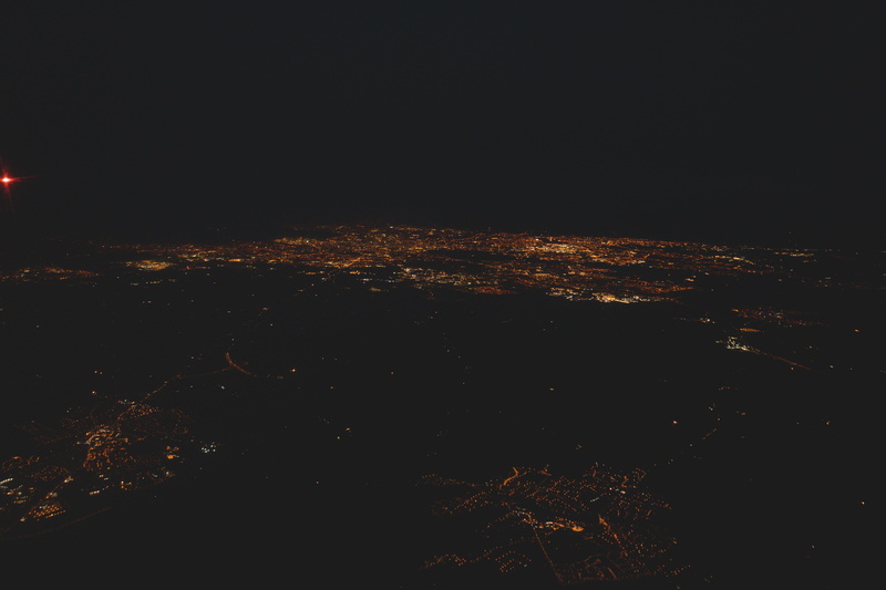 high angle view, light, conor rabbett, built structure, illuminated, landscape, city, astronomy, night, tranquility, moon, rabbett, conor rabett, scenics - nature
