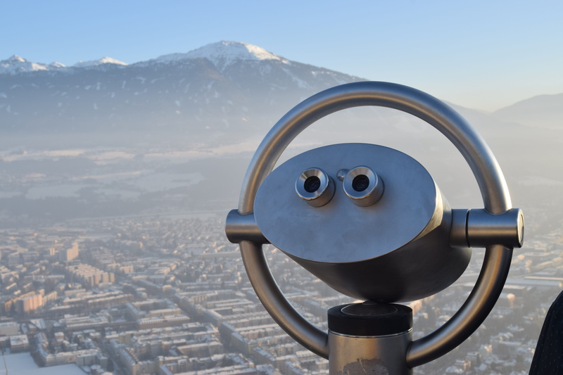 bright, weather, snow, astronomy, sky, coin-Operated Binoculars, sunset, tyrol, View, hand-Held Telescope, austria, winter, misty, Telescope, built structure
