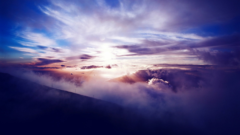 idyllic, heaven, nature, bright, sky, 2K, tranquility, sun, sunset, environment, awe, beauty in nature, tranquil scene, meteorology, sunlight, scenics - nature