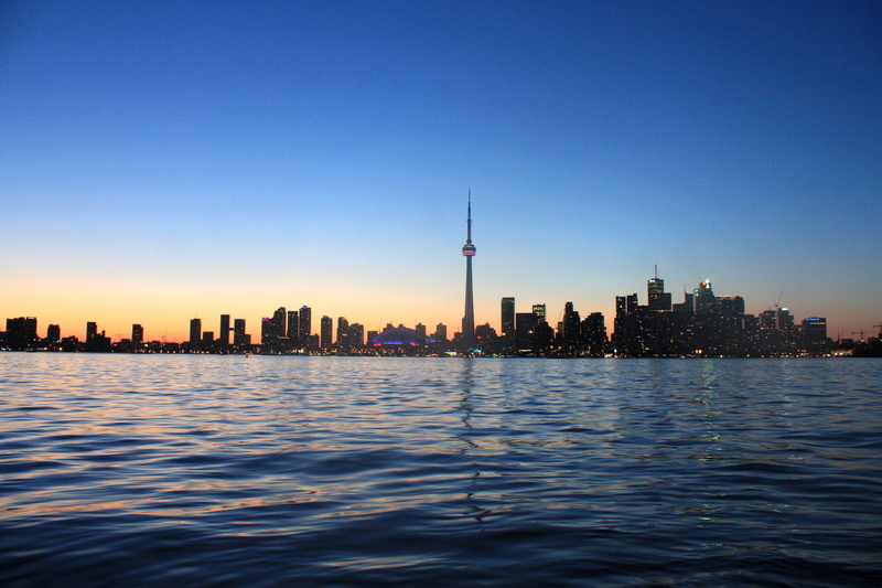 dusk, toronto, reflection, skyscraper, nature, office Building, architecture, skyline, famous Place, 4K, urban Skyline, office building exterior, along
