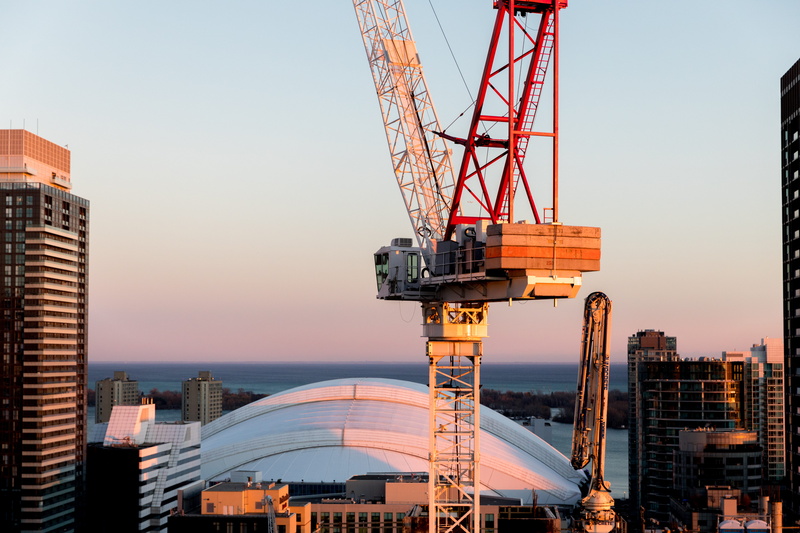 building, industry, tower, city, crane, built structure, building exterior, urban, modern, alloy, metal, construction industry, nature, steel, water, canada