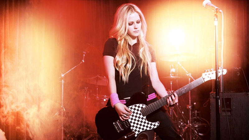 guitar, 1080P, concerts, pop punk, avril, lavigne, concert, guitars, pop, pop rock