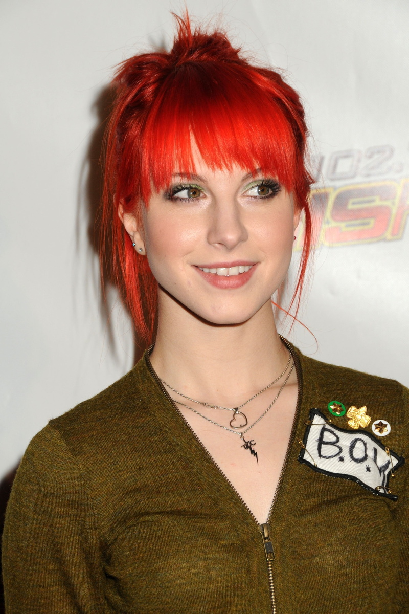 2K, williams, x, music, paramore, punk, women, balls, Hayley Williams, art, celebrity, rock, hayley, wall, redheads, hd, pop, leg, skirts, people