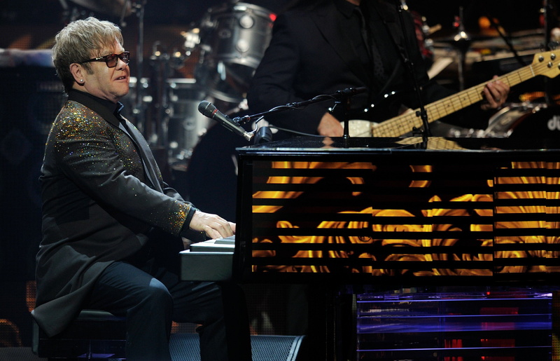 john, classic, 2K, glam, elton, piano, rock, pop, concert