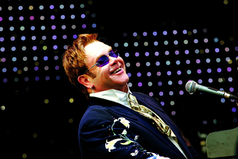 rock, elton, 4K, pop, glam, john, piano, classic, concert