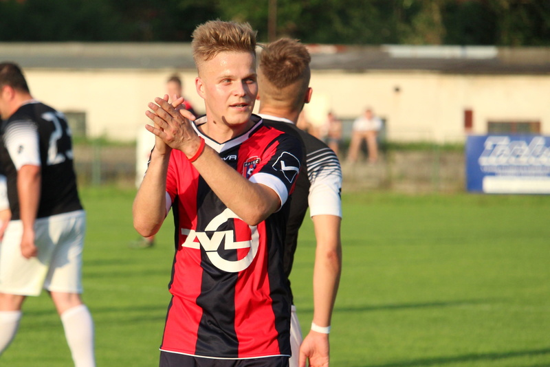 victory, competition, young adult, fk rajec, footballer, portrait, sport, rotation, clothing, soccer field, outdoors, day, teamwork, group of people, standing