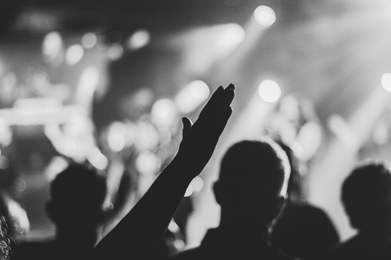 elevation, hand raised, enjoyment, person, positive emotion, music, nightlife, popular music concert, human arm, audience, people, glory, rock music, festival