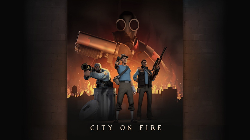 hd, video games, the, pyro, 1080P, soldier, team, scout, fortress, meet, sniper