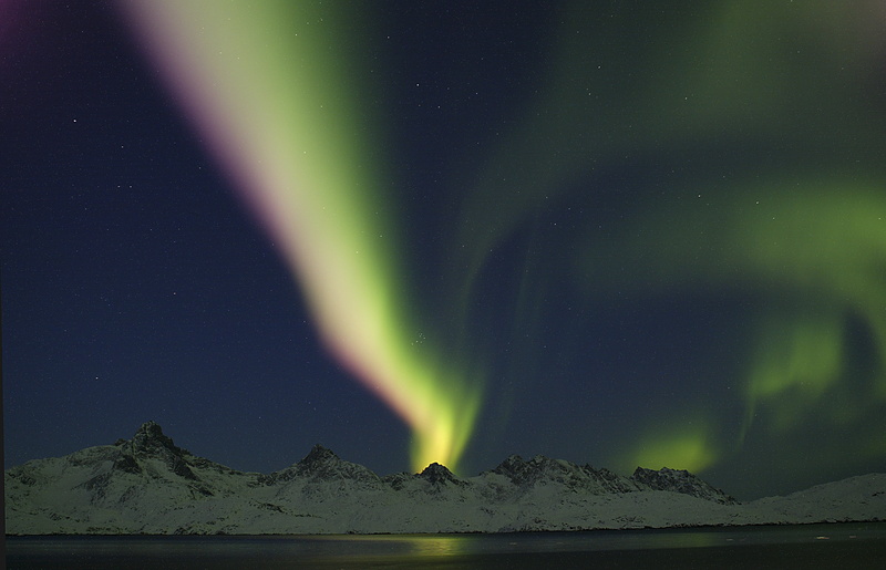 lights, night, aurora Borealis, star - Space, scenery, iceland, astronomy, mountain, 5K, east, arctic, aurora Polaris, northern lights, northern  lights