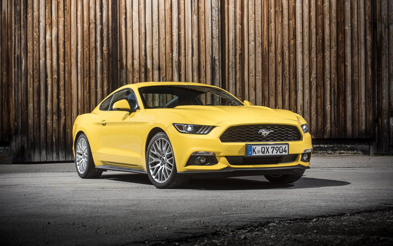 spec, Mustang, 2015, 2K, GT, Yellow, Ford, eu, Car