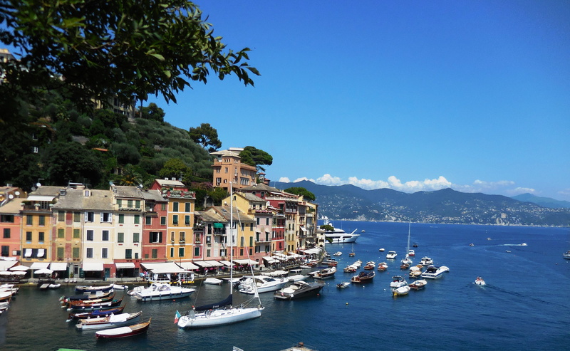 no people, nautical vessel, nature, town, water, italian riviera, building, day, harbor, travel destinations, building exterior, city, boat, sky, architecture