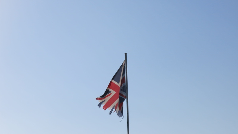 emotion, independence, europe, united kingdom, environment, uk, pride, nature, red, national icon, day, patriotism, waving, no people, blue, 4K, low angle view