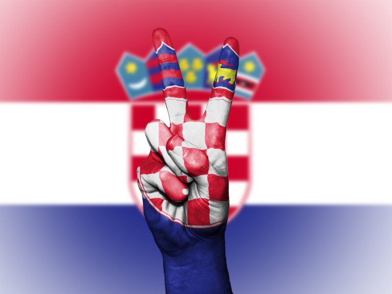 hand, adult, person, travel, tourism, 4K, finger, colored background, ensign, background, state, nail art, adults only, sign, croatia, graphic, craft