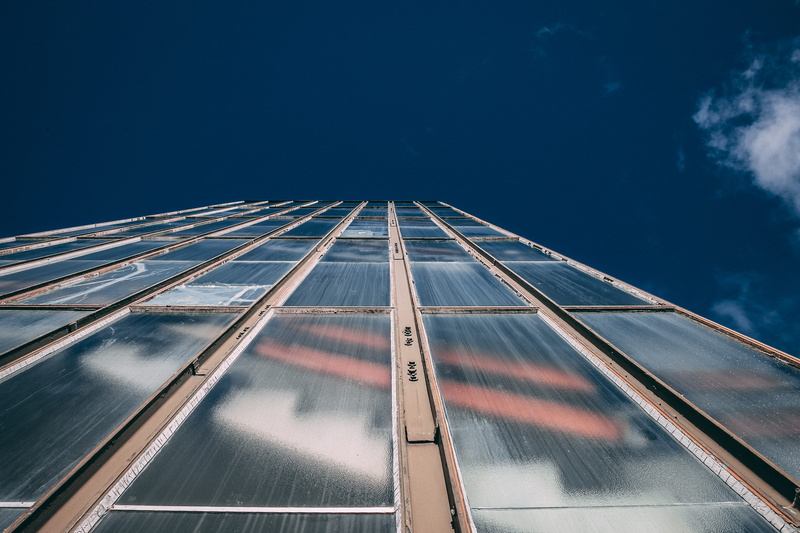 architecture, day, city building, transportation, modern, office building exterior, nature, sky, built structure, new zealand, no people, motion, skyscraper