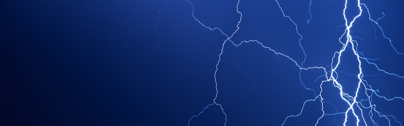 extreme weather, no people, 4K, electricity, power in nature, purple, beauty in nature, storm, warning sign, sky, lightning, blue, nature, sign, low angle view