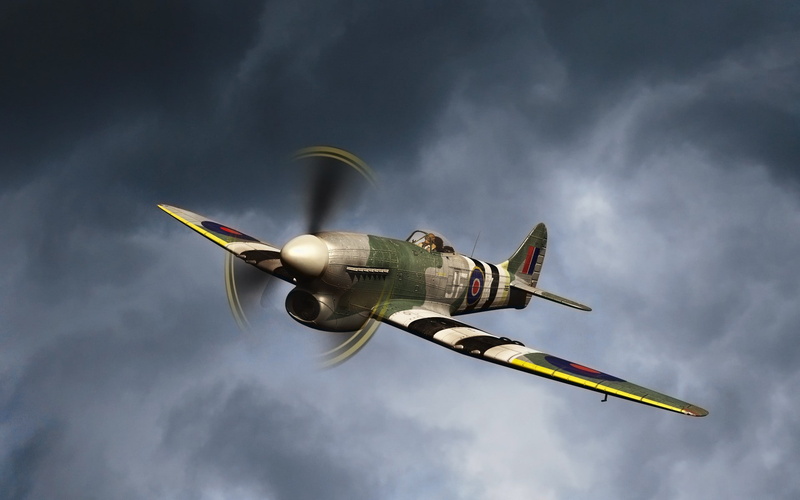 planes, War Thunder, 1080P, sky, clouds