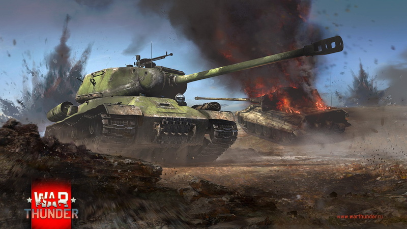 military, outdoors, smoke - physical structure, War Thunder, armored tank, war, land, burning, tank, fighting, transportation, day, nature, Tiger II, Gaijin Entertainment