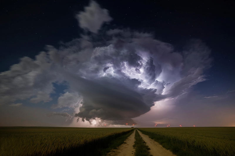 rural scene, 1080P, nature, tranquility, the way forward, horizon, sky, road, horizon over land, outdoors, direction, storm, landscape, no people, power in nature