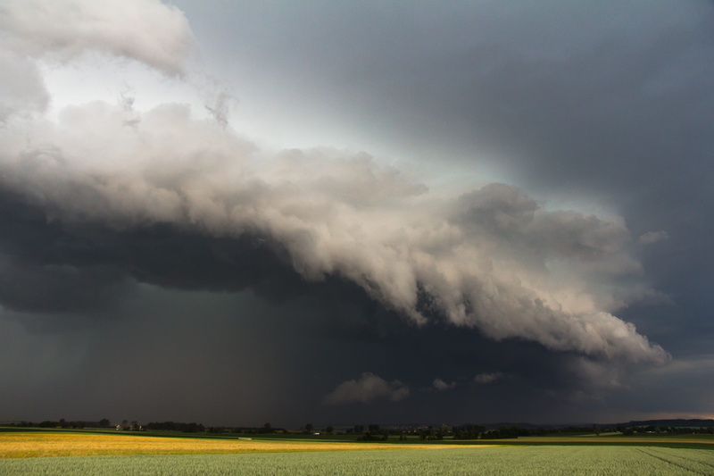 clouds, mood, imposing, a thunderstorm cell, sky, summer, storm, precipitate, nature, storm hunting, forward, mystical, non-urban scene, outdoors, thundercloud