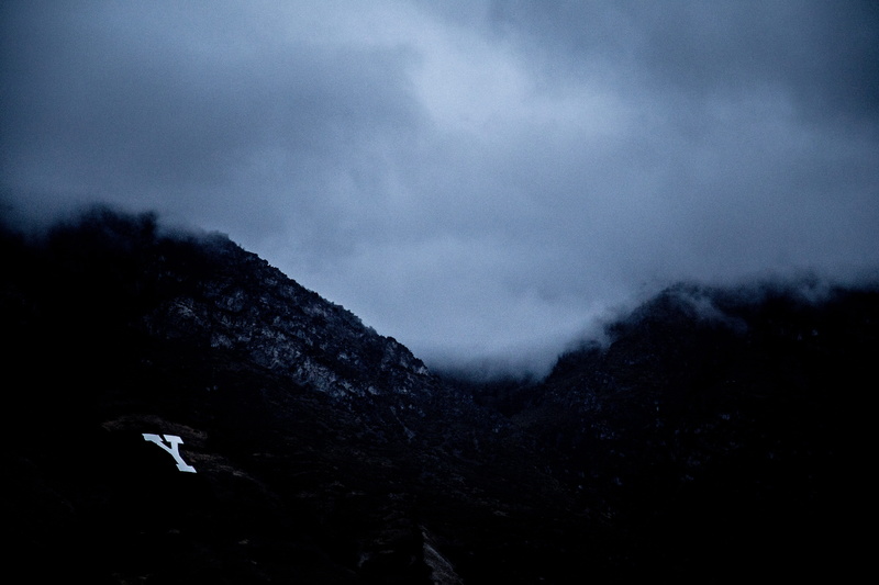weather, grey skies, animal, dark, storm, covered, environment, brigham young university, silhouette, building, tranquil scene, tranquility, beauty in nature