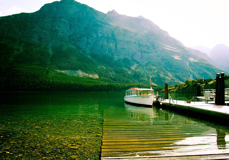 pier, outdoors, summer, mountains, transparent, transportation, no People, sea, green Color, wood - Material, reflection, famous Place, water, europe, sky