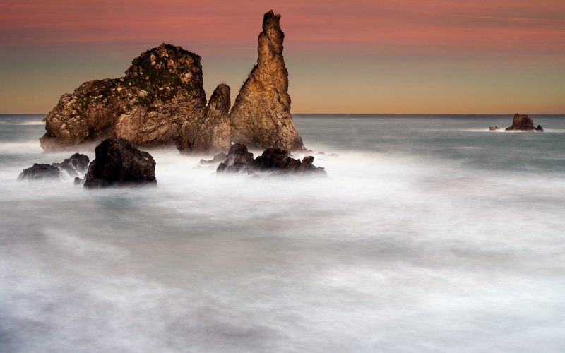 720P, formation, motion, summer, famous Place, nature, sunrise - Dawn, rock - Object, scenics - nature, sunlight, stack rock, colors, beauty In Nature