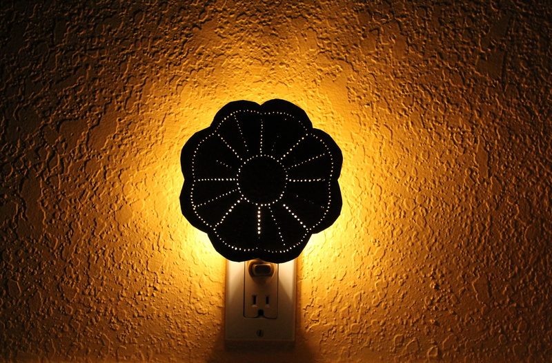 architecture, bedroom, electric lamp, dark, hanging, decoration, decorative light, punched tin, design, close-up, night, tin decor, wall, metal art, wall - building feature