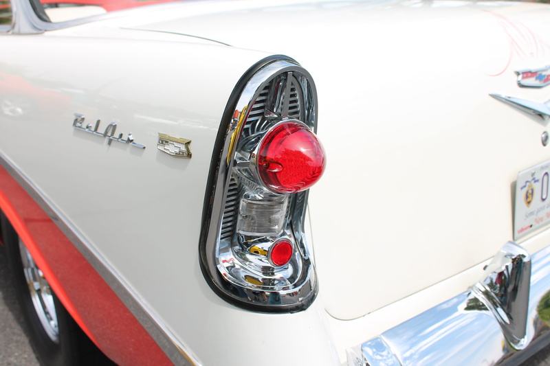 car show, style, close-up, Coral, paint job, headlight, Classic Car, auto painting, shiny, chevrolet, auto show, stationary, vintage car, coral color, day