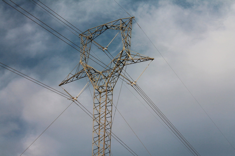 new mexico, no people, industry, cable, outdoors, built structure, upper lines, transmission, complexity, day, electrical, power lines, power, fuel and power generation