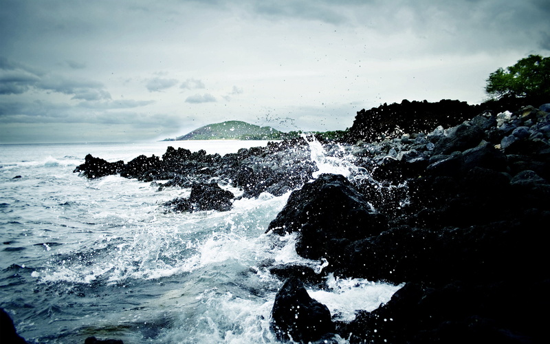 2K, waves, violent, crashing