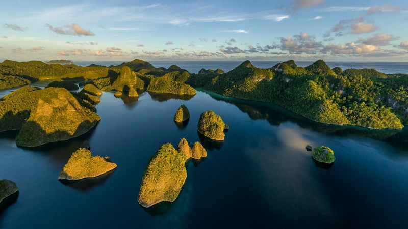 land, 720P, tranquil scene, scenics - nature, travel, lagoon, sky, blue, nature, environment, water, travel destinations, landscape, outdoors, tranquility