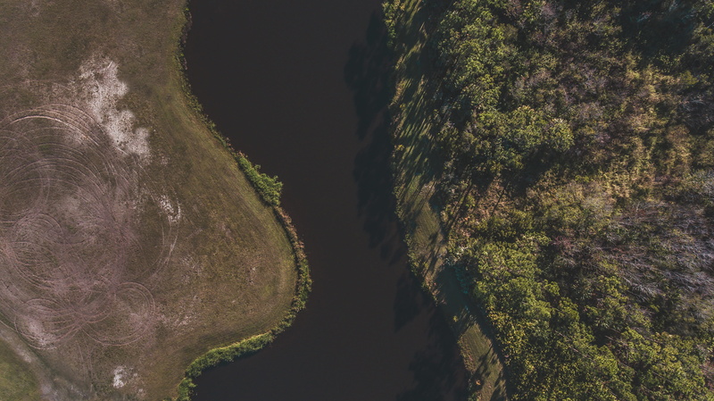 winter, beauty in nature, birdseye, no people, water, green color, 4K, plant, landscape, pattern, tree, aerial, drone, non-urban scene, day, flowing water