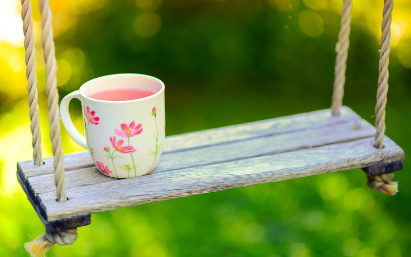 Rope, Swing, Cup, Blur, 1080P