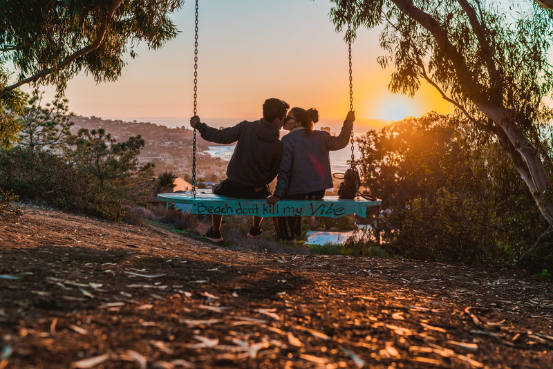grass, female, golden hour, black, crew, water, plant, guy, outdoors, beauty in nature, s, couple, neck, ropes, kissing, leisure activity, trees, nature