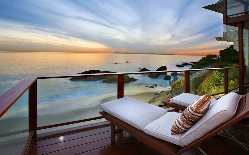 padded, brown, sea, sunset, landscape, white, summer, wooden, hdr, chair, background, lounge, 2K
