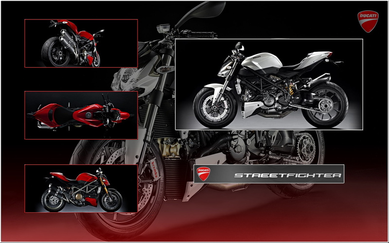 streetfighter, Abstract, hd, 1080P, 3D, moto, Ducati, art, Motorcycles, d