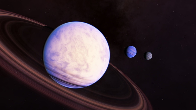 Moon, Space Engine, 1080P, Gas Giant, Planet, Video Game, Space