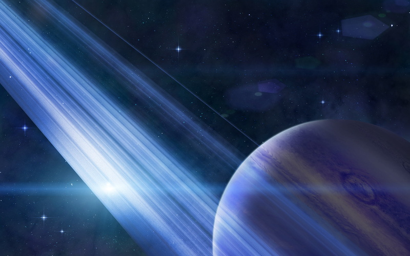 ring, light, 1080P, gas giant, stars