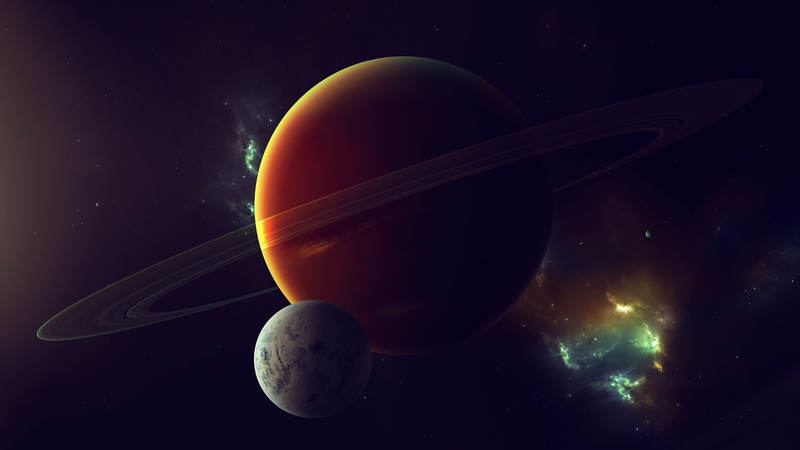 satellite, no people, stars, cloud - sky, brown, 5K, planet earth, space, solar system, illustration, astronomy, science, planet - space, glowing, orbiting