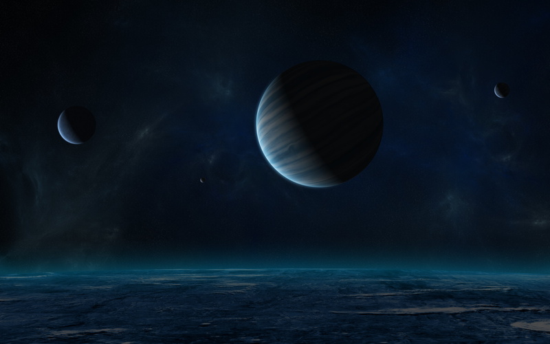 night, gas giant, outdoors, beauty in nature, nature, tranquility, science, brown, orbiting, no people, star - space, sea, planet, moonlight, moon surface