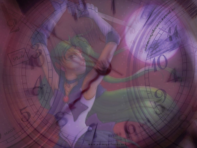 480P, hd, Sailor Pluto, moon, art, Manga, sailor, Sailor Moon, pluto, anime, setsuna